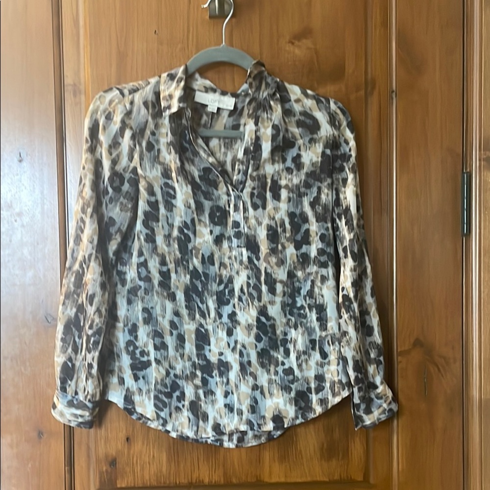 Leopard Print Women's Top